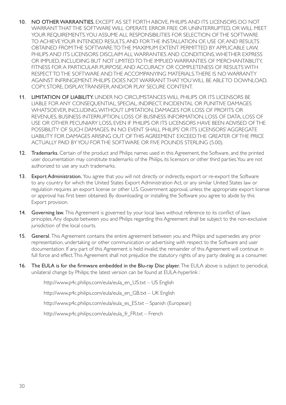 Philips BDP3008 User Manual | Page 29 / 30