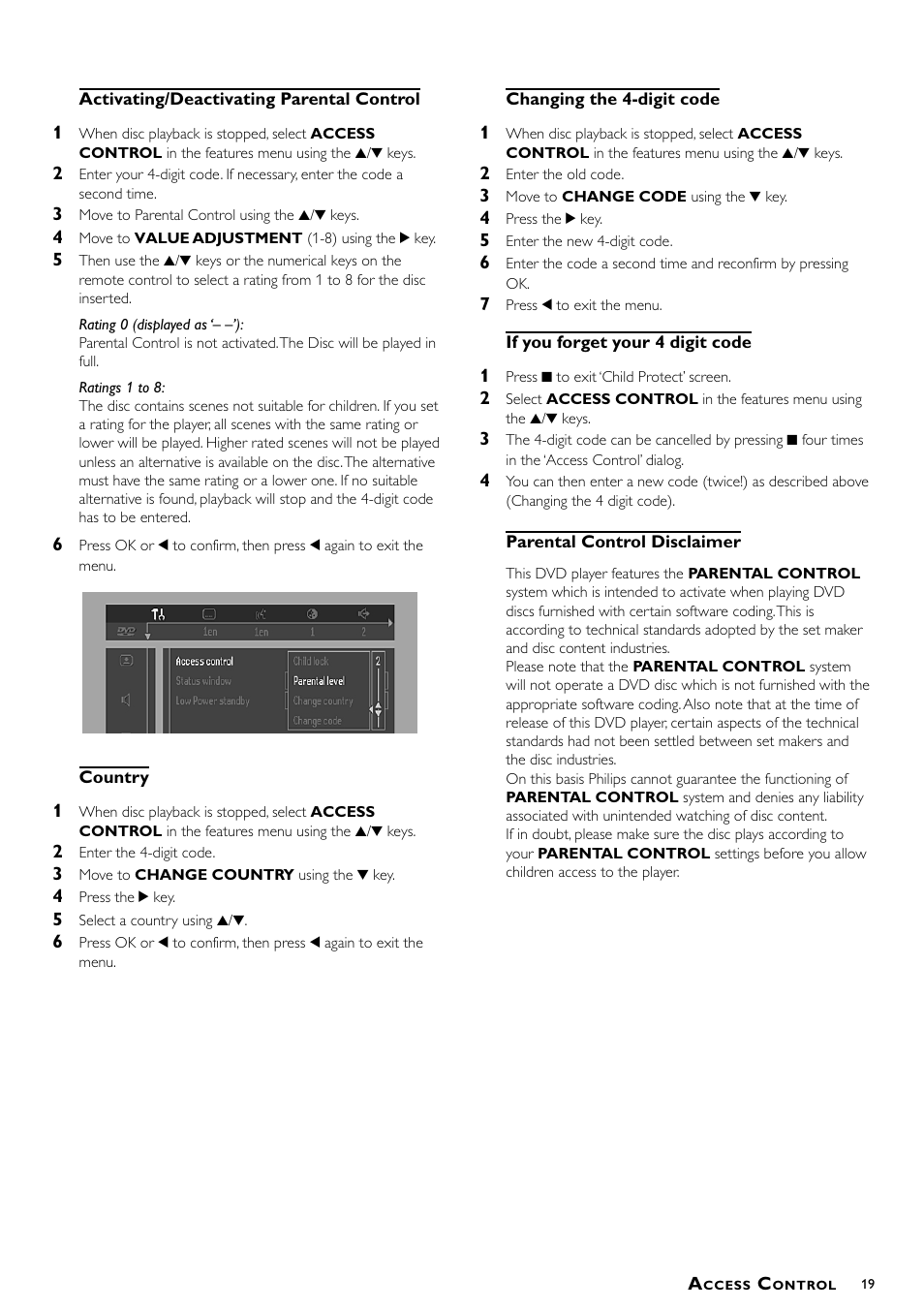 Philips DVD622/051 User Manual | Page 19 / 21