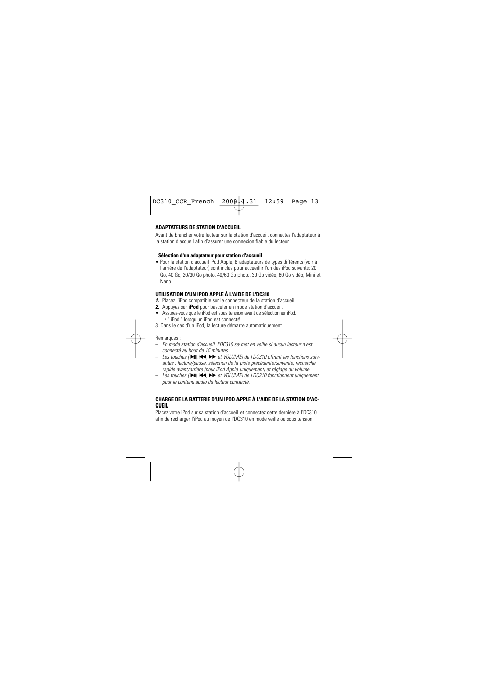 Philips DC 310/37 User Manual | Page 13 / 20