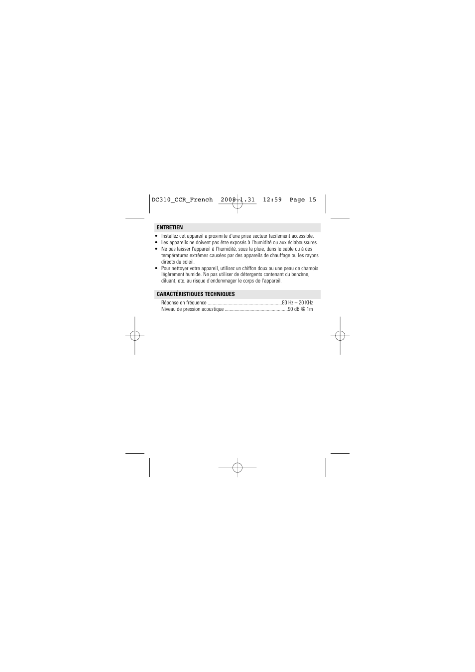 Philips DC 310/37 User Manual | Page 15 / 20