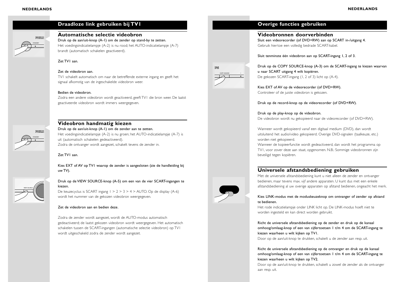 Philips WIRELESSTV LINK SBC VL1400 User Manual | Page 28 / 42