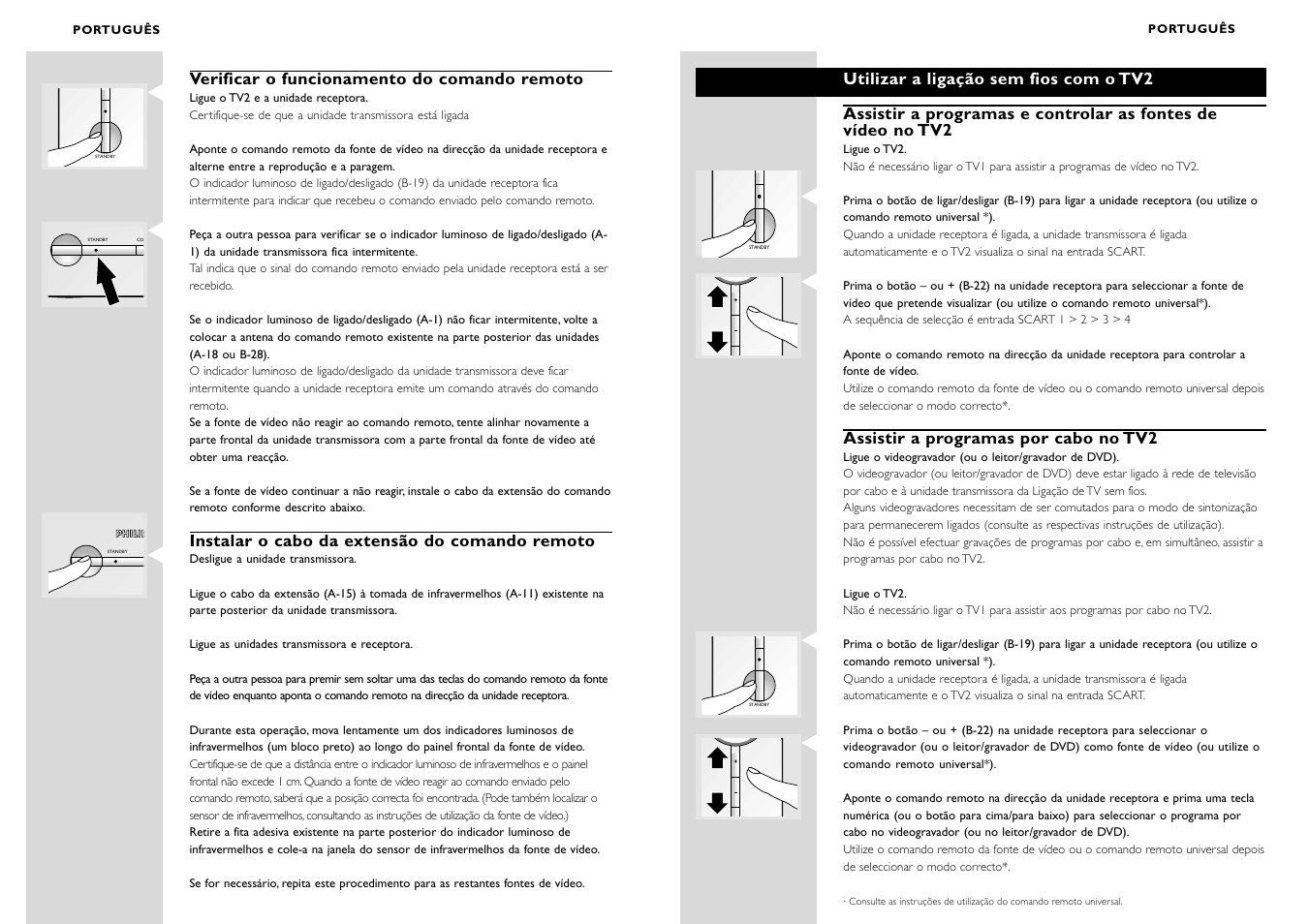 Philips WIRELESSTV LINK SBC VL1400 User Manual | Page 33 / 42