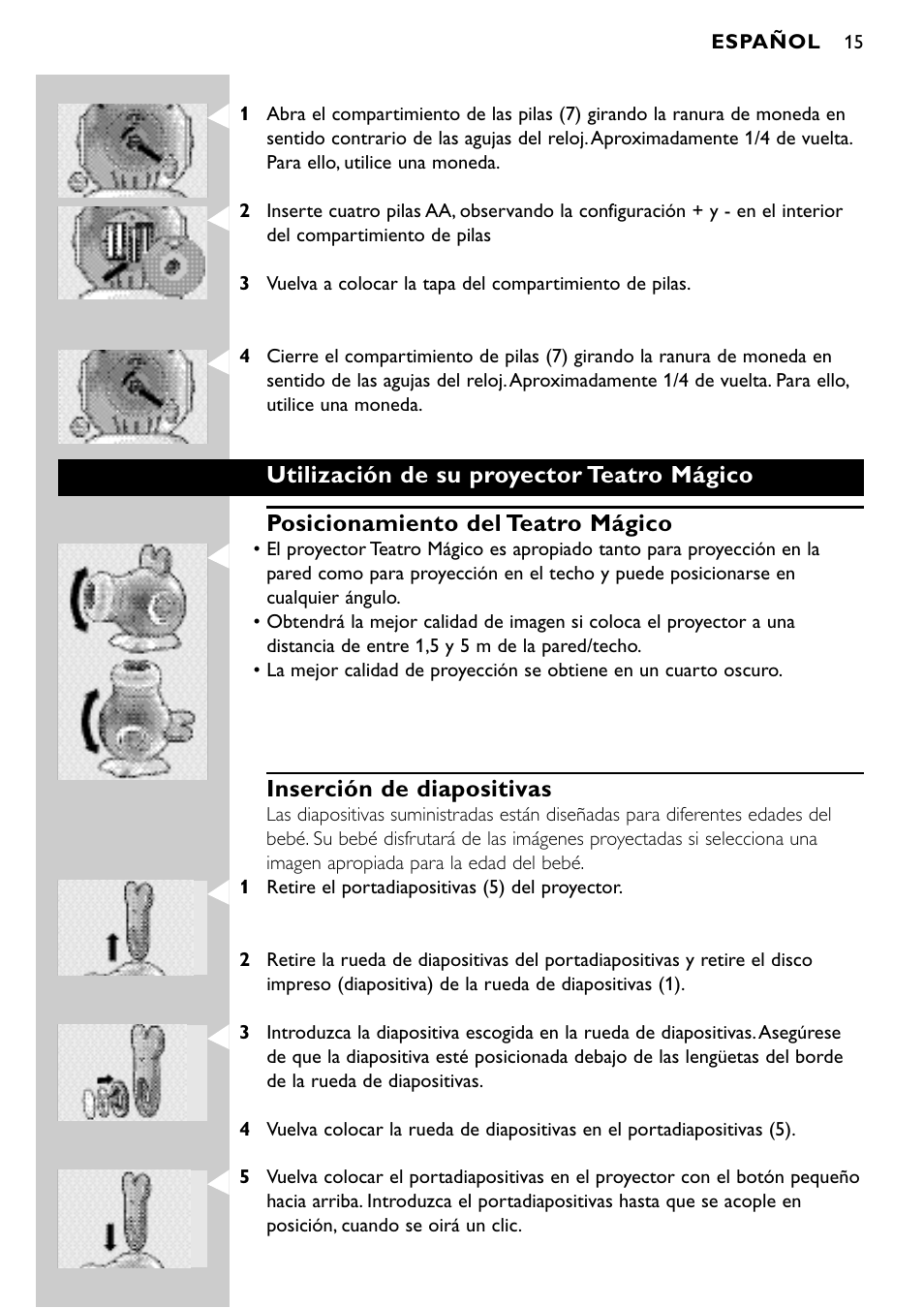 Inserción de diapositivas | Philips SBC SC940 User Manual | Page 14 / 67