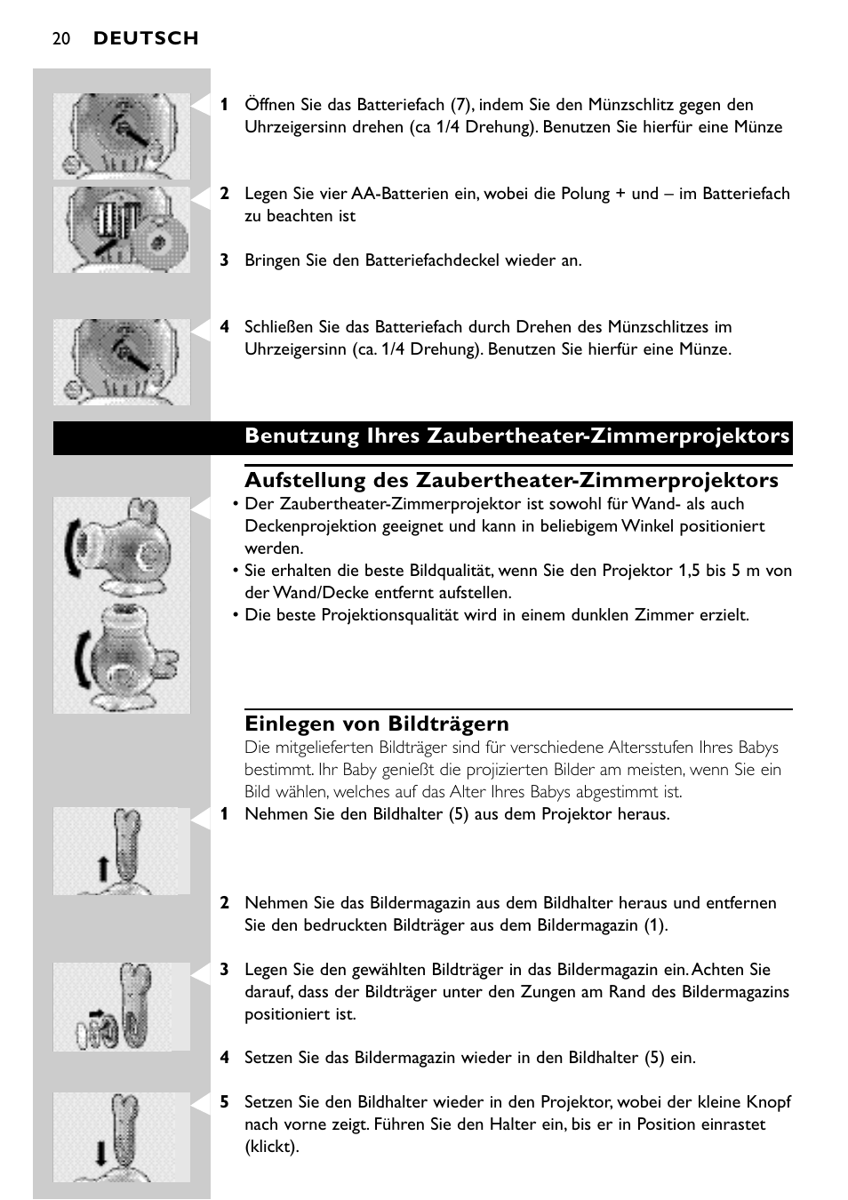 Einlegen von bildträgern | Philips SBC SC940 User Manual | Page 19 / 67