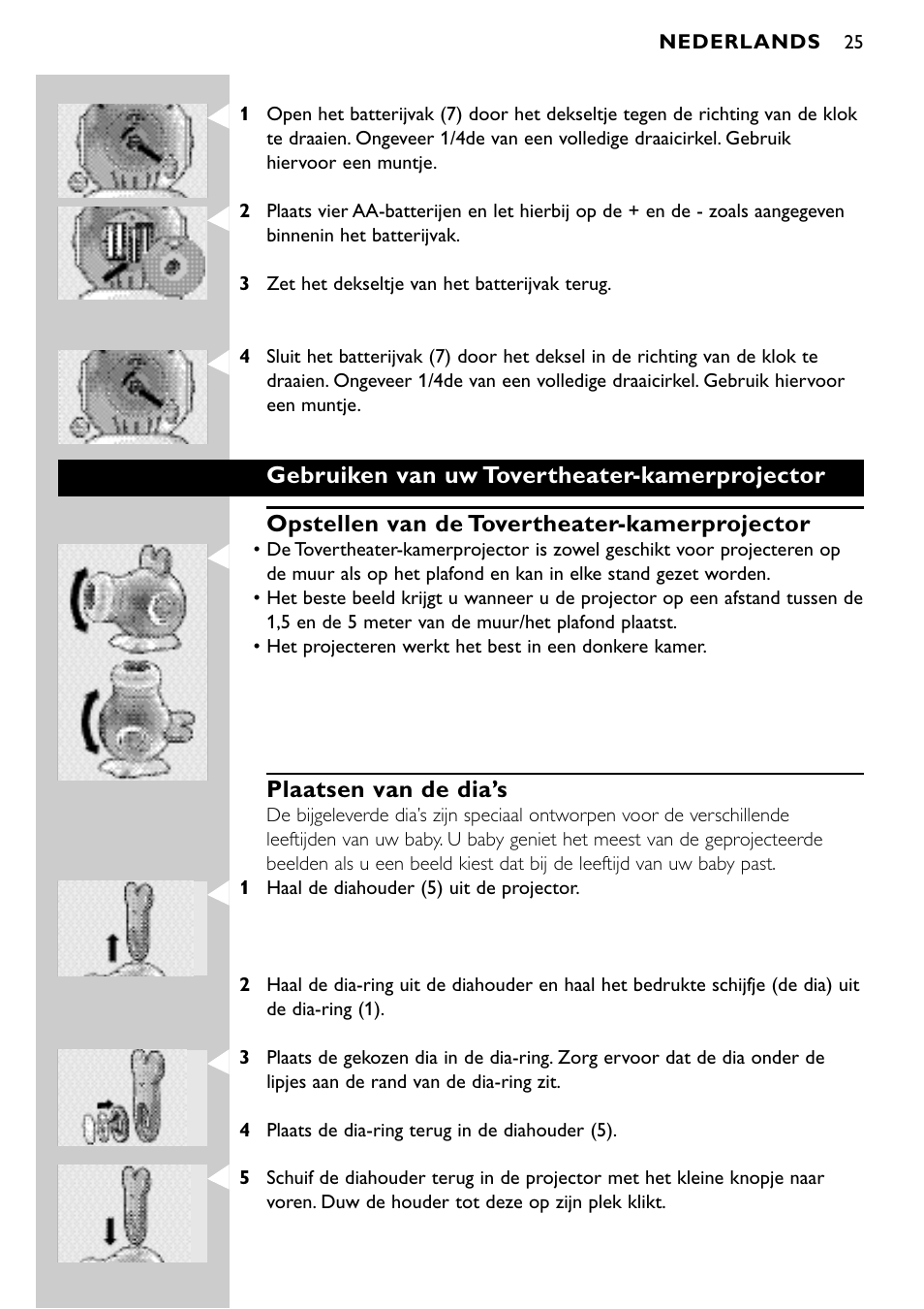 Plaatsen van de dia’s | Philips SBC SC940 User Manual | Page 24 / 67