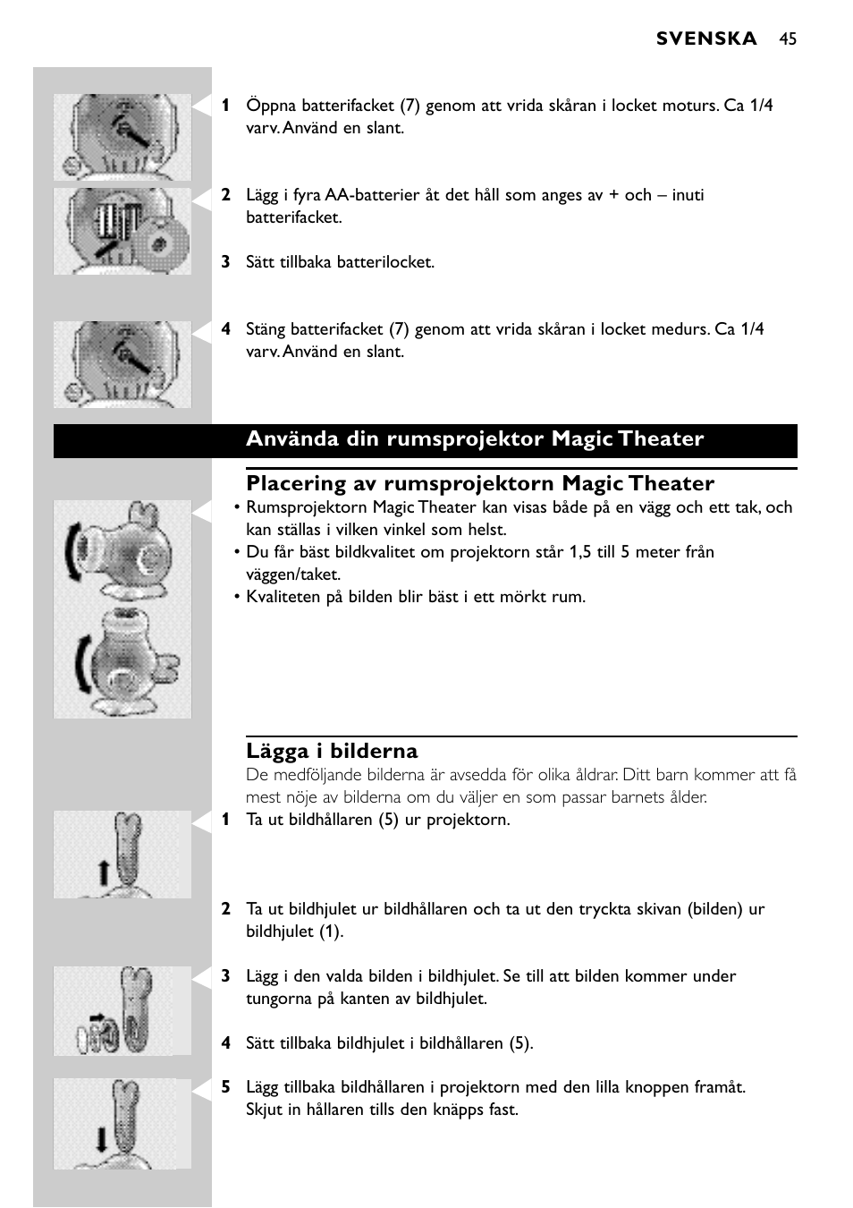 Lägga i bilderna | Philips SBC SC940 User Manual | Page 44 / 67