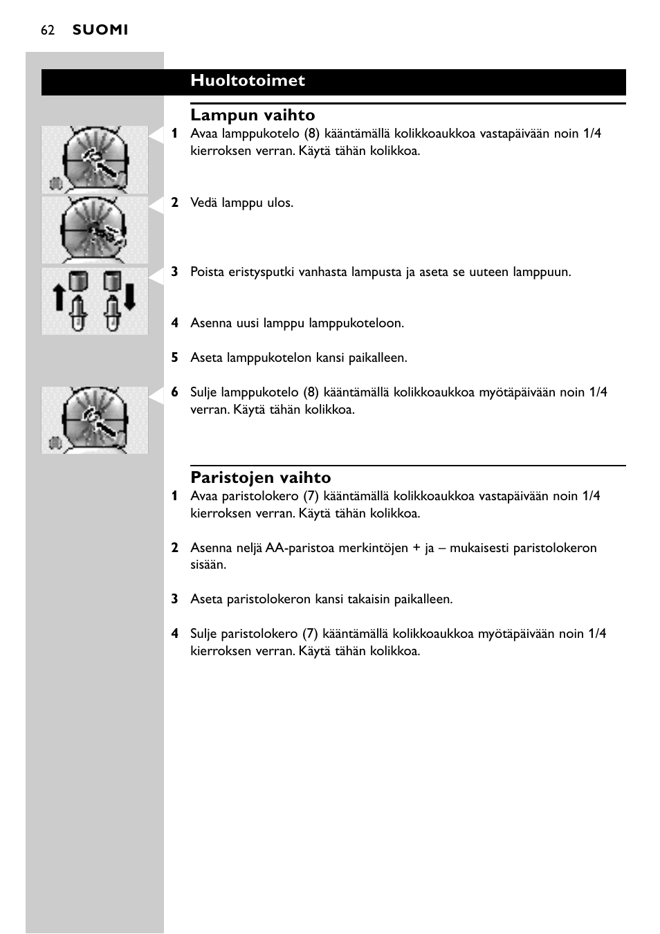 Philips SBC SC940 User Manual | Page 61 / 67