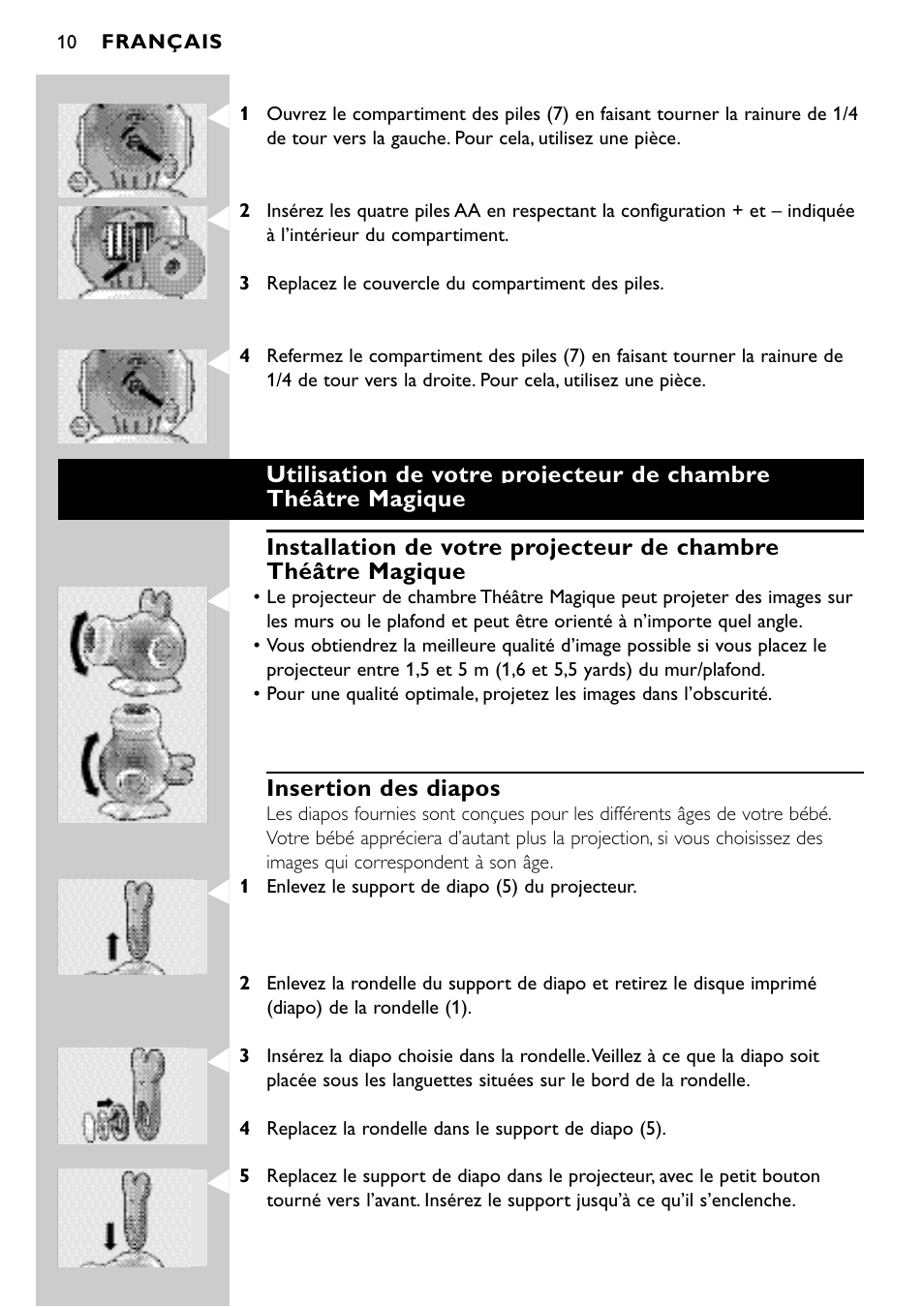 Insertion des diapos | Philips SBC SC940 User Manual | Page 9 / 67