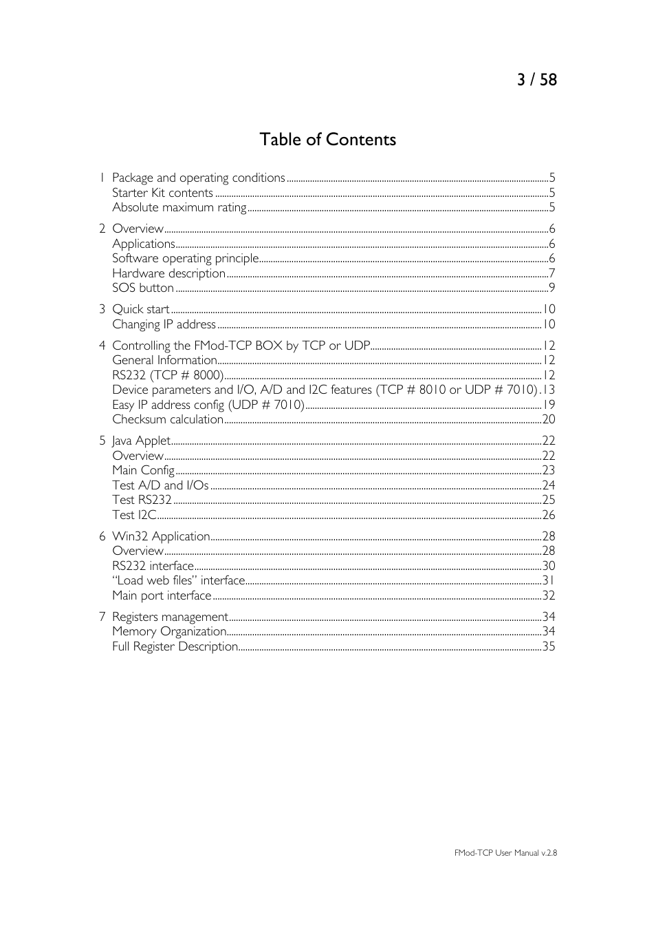 Philips FMod-TCP BOX User Manual | Page 3 / 58