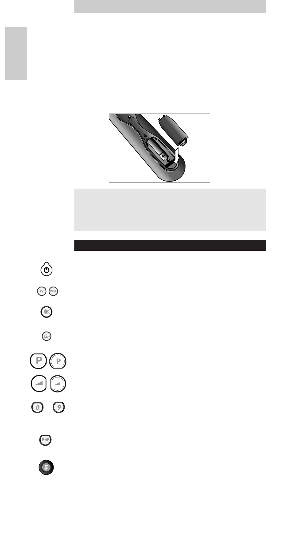 Installing the batteries, Keys & functions, Instructions for use | Philips SBC RU 220 User Manual | Page 2 / 24