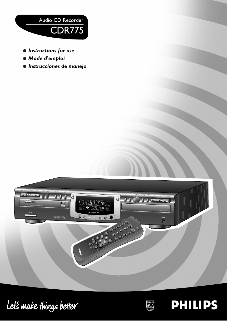 Philips CDR775 S User Manual | 35 pages