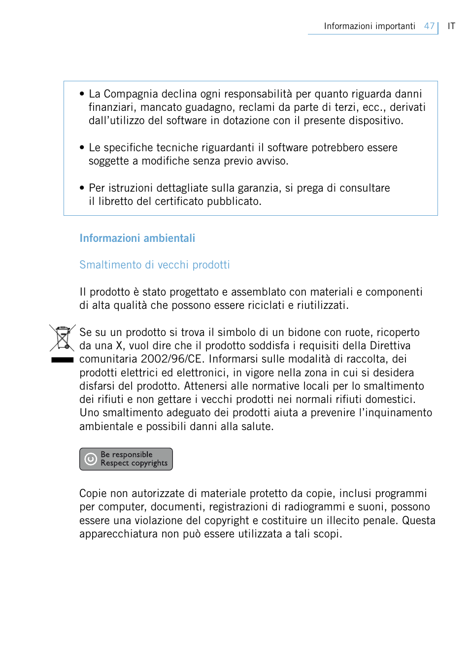 Philips Active Crystals USB Memory Key Naughty Raymond FM02SW00/FM02SW10 User Manual | Page 49 / 104