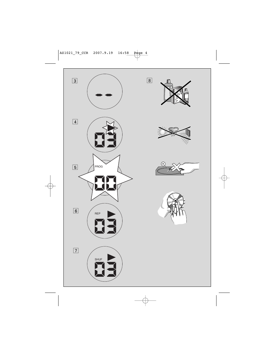 Philips C AZ1021N User Manual | Page 4 / 13