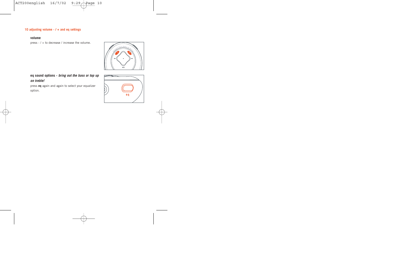 Philips ACT200 User Manual | Page 10 / 33