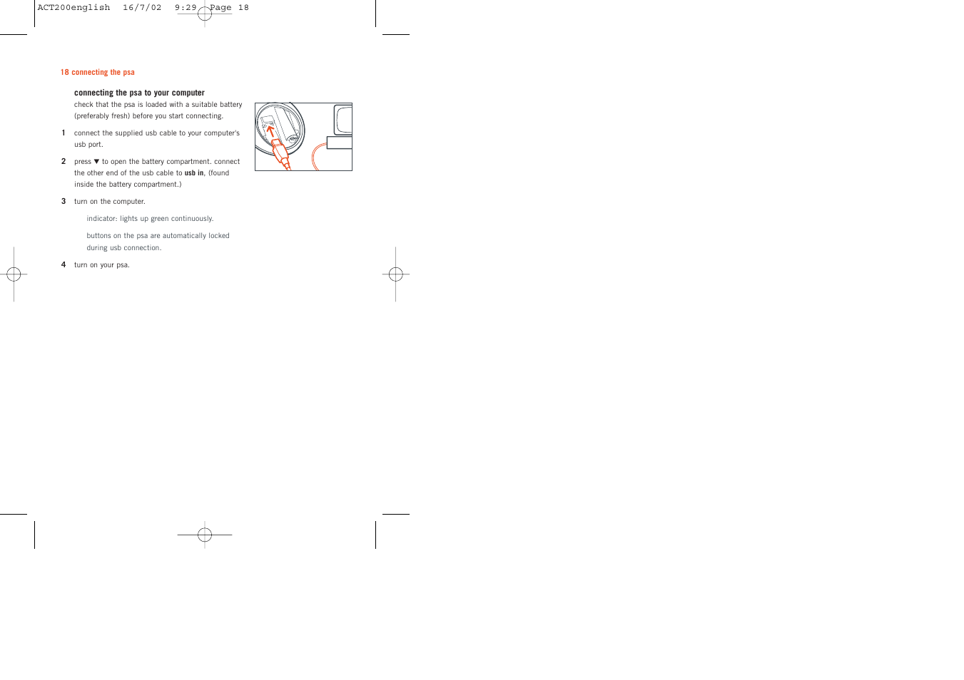 Philips ACT200 User Manual | Page 18 / 33
