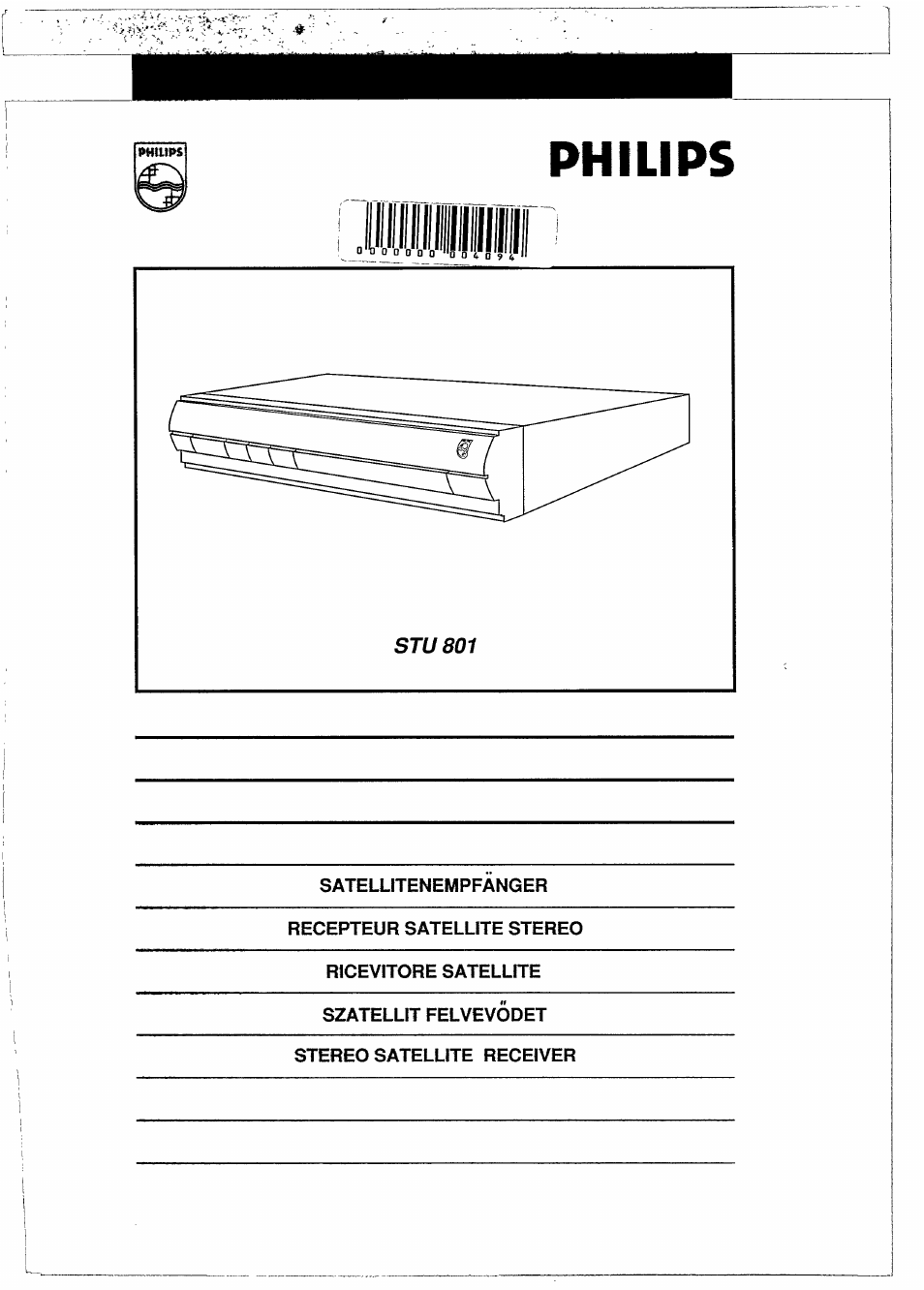 Philips STU801/05R User Manual | 28 pages