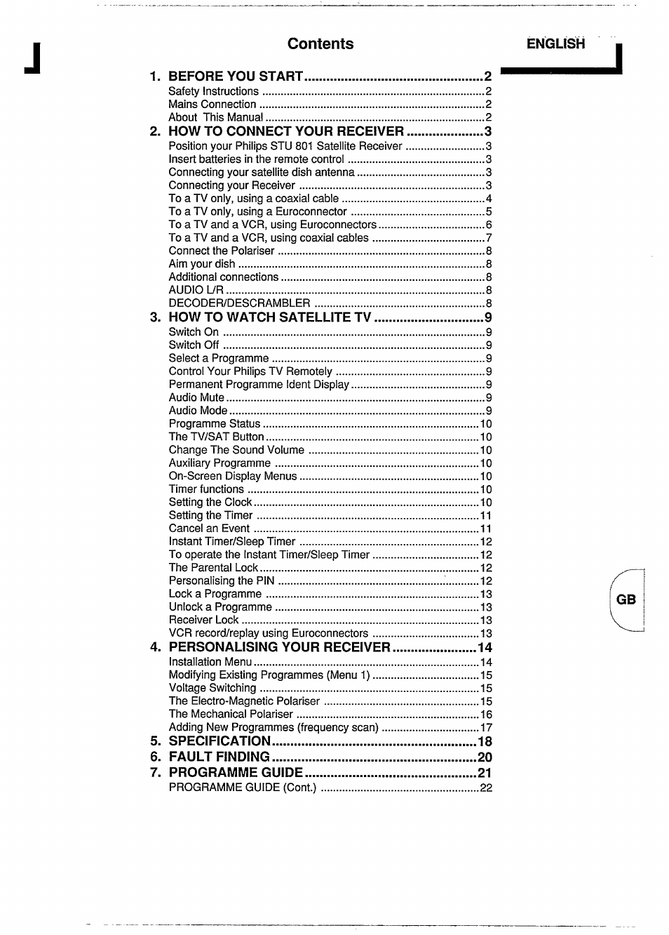 Philips STU801/05R User Manual | Page 3 / 28