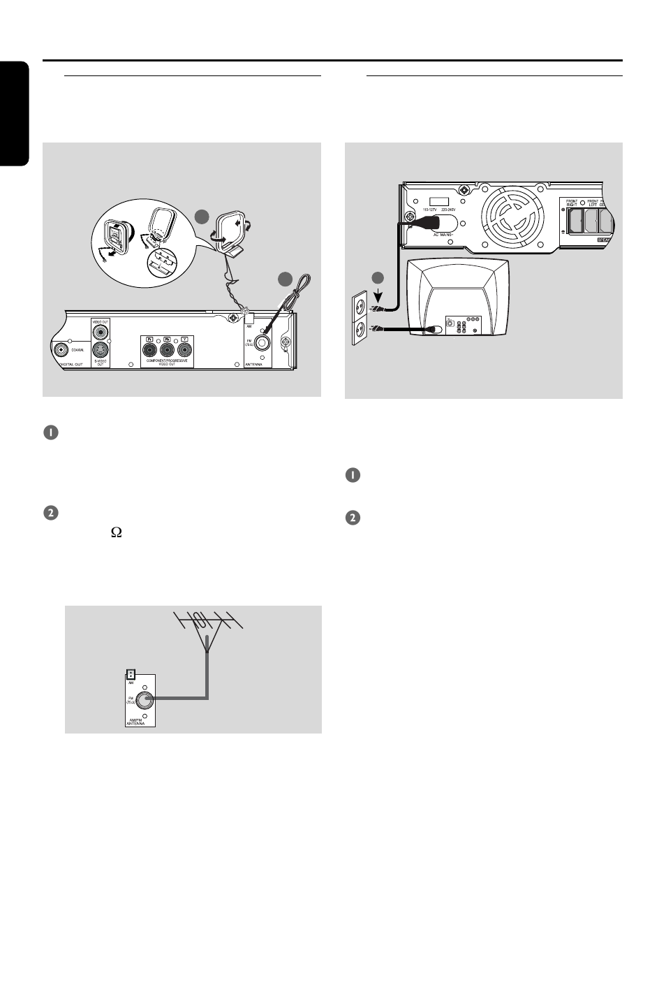 Connections | Philips HTS3410D User Manual | Page 10 / 36