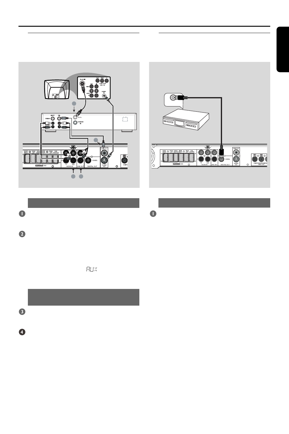 Connections (optional) | Philips HTS3410D User Manual | Page 11 / 36