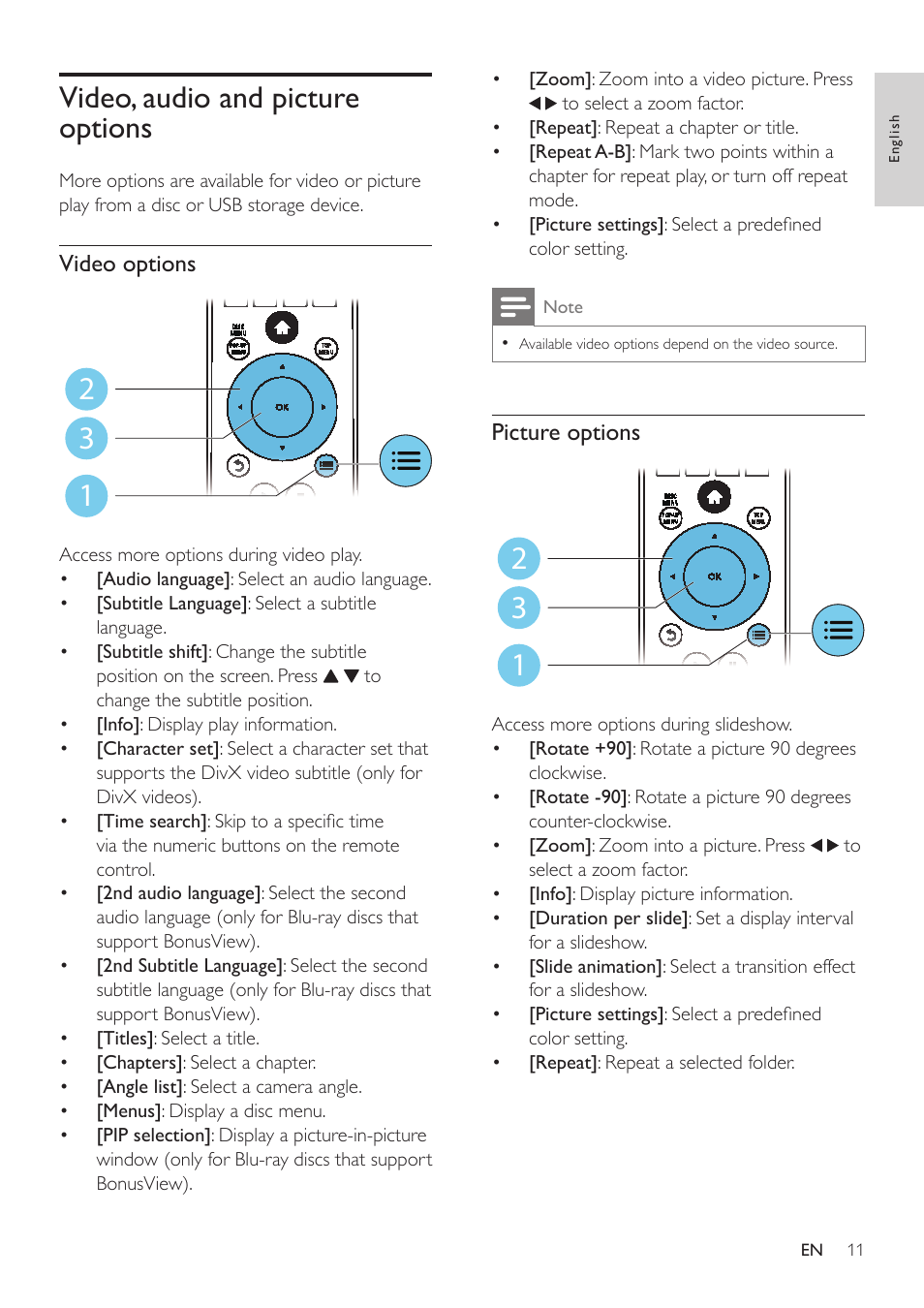 Philips BDP3305 User Manual | Page 11 / 27