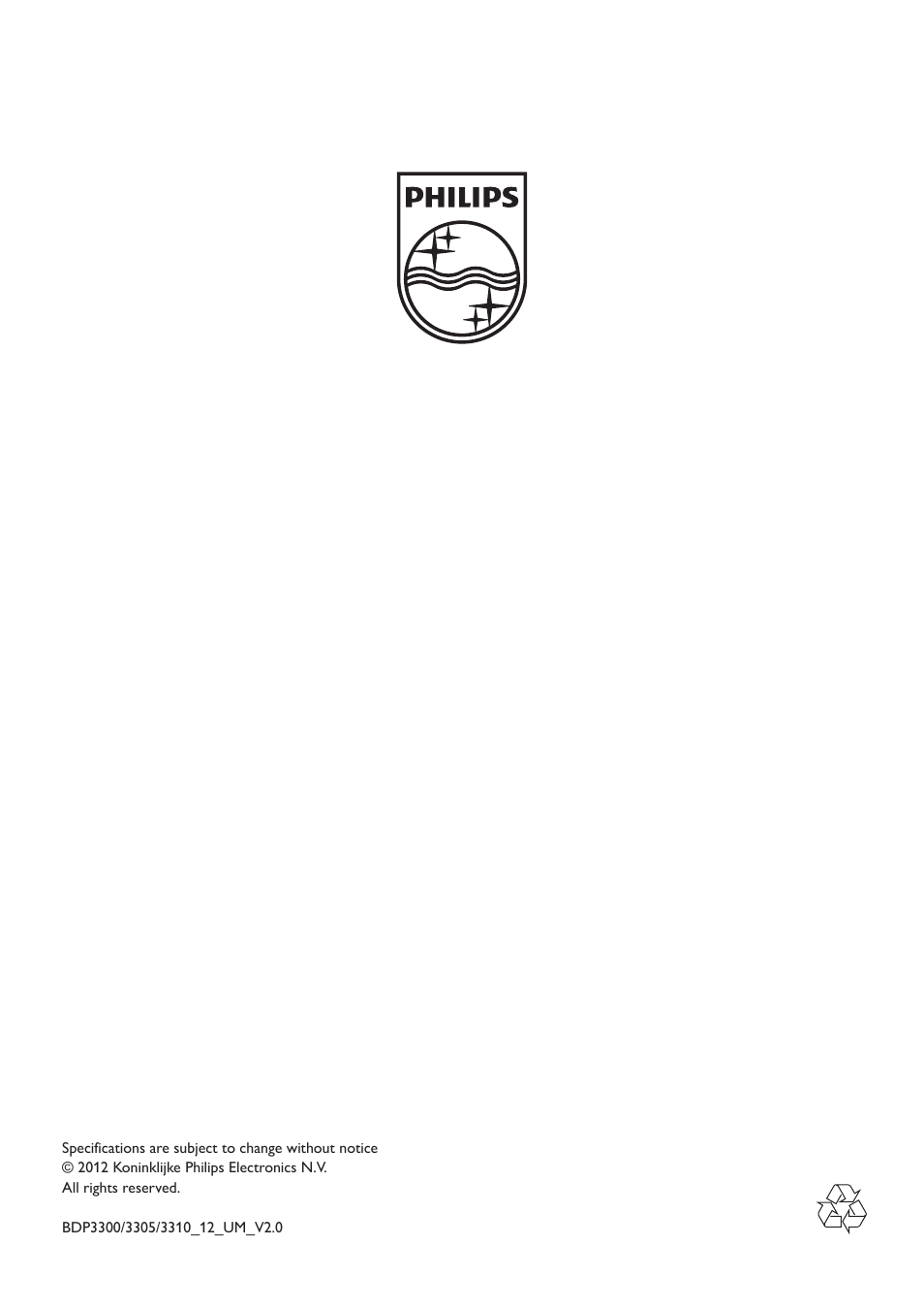 Philips BDP3305 User Manual | Page 27 / 27
