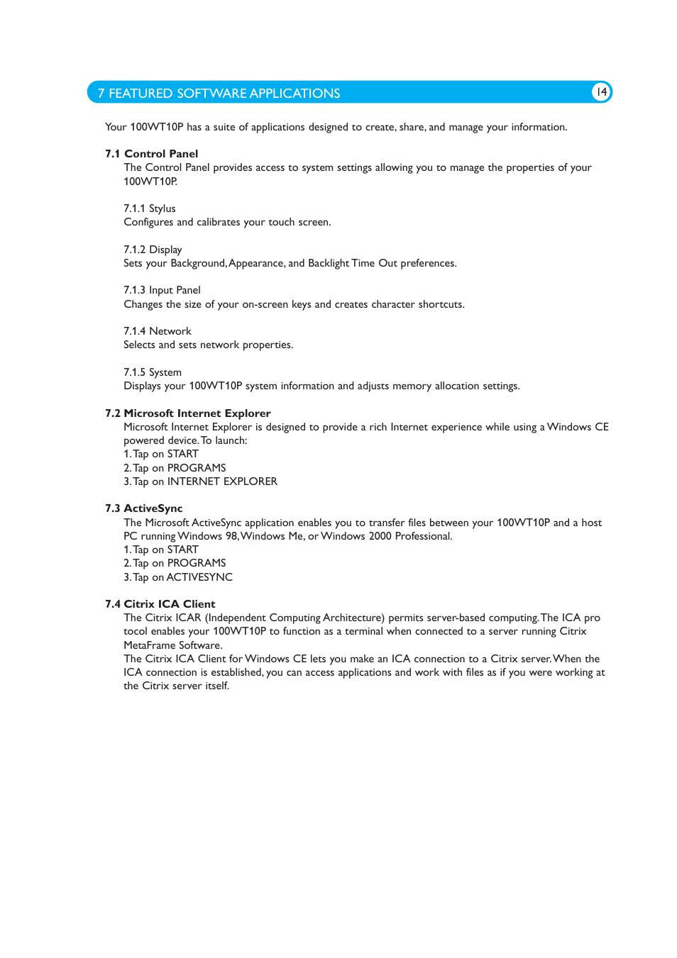 Philips 100WT10P User Manual | Page 16 / 29