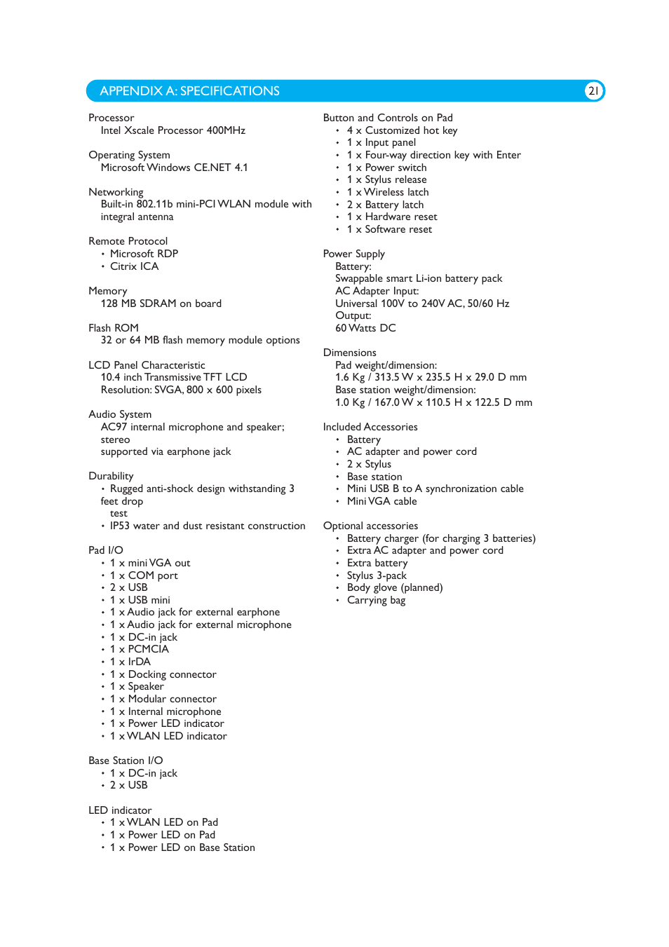 Philips 100WT10P User Manual | Page 23 / 29