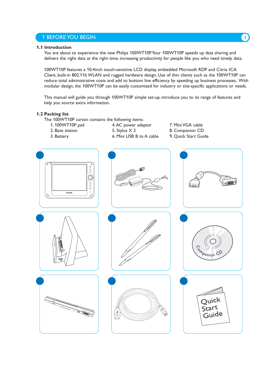 Philips 100WT10P User Manual | Page 3 / 29