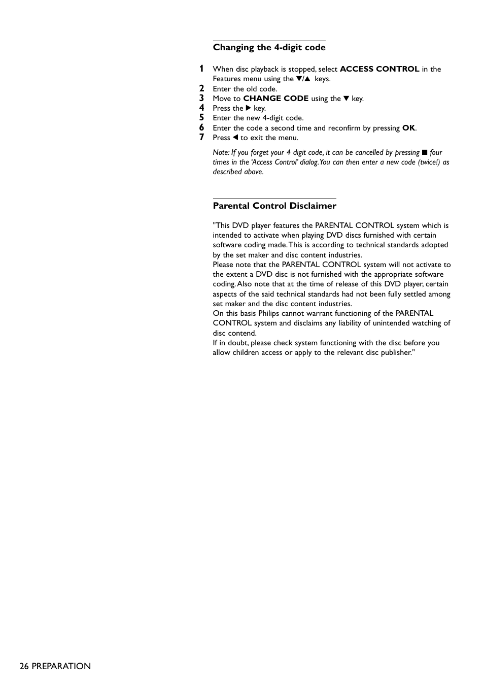 Philips DVD865 User Manual | Page 26 / 38