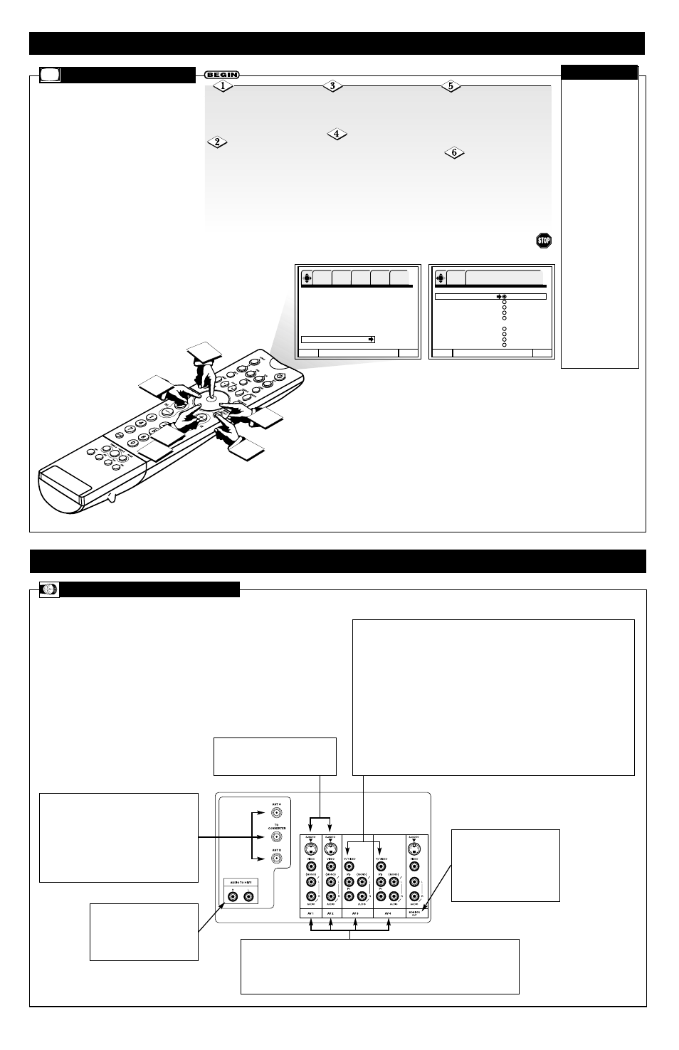 Sing the, Etup, Ontrols | Earning, Ore about the, Anel, Acks j | Philips 55PP9401 User Manual | Page 8 / 8