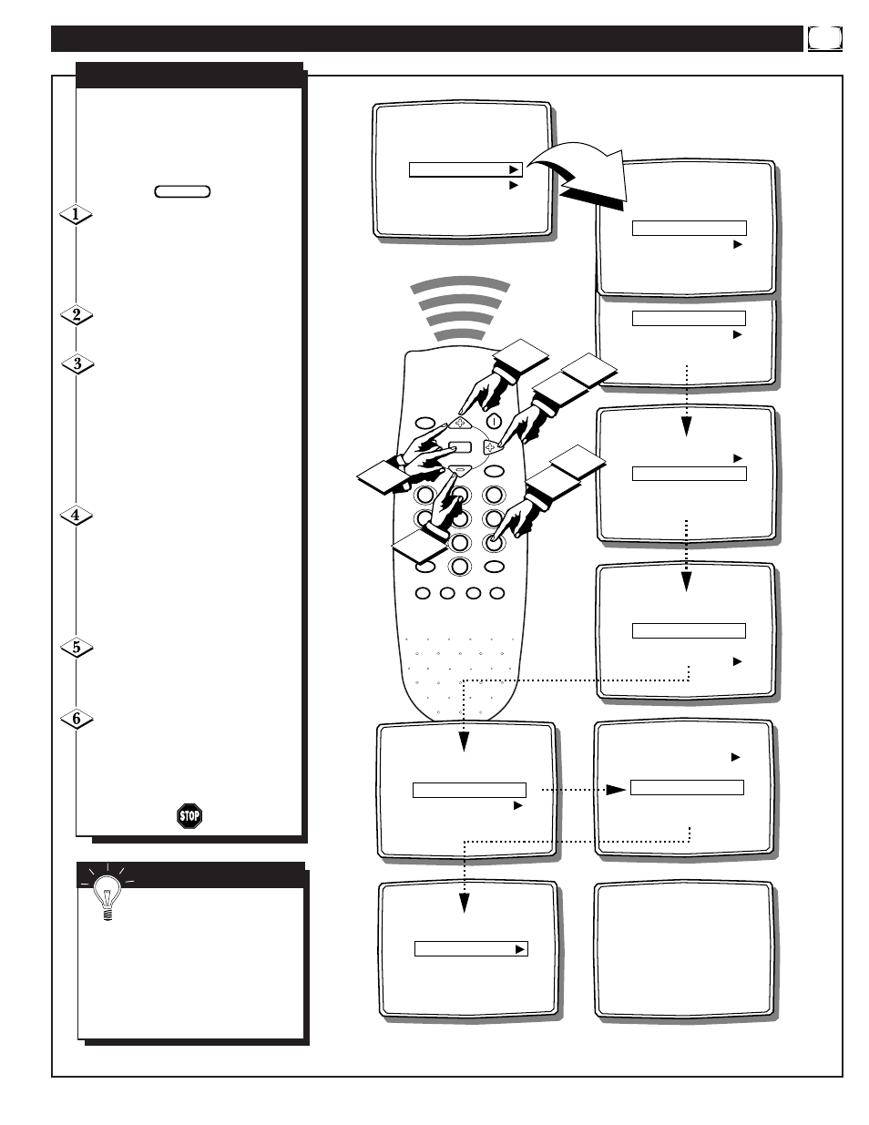 Ow to, Se the, Hild | Ontrol | Philips 1-IB7771 E001 User Manual | Page 13 / 24