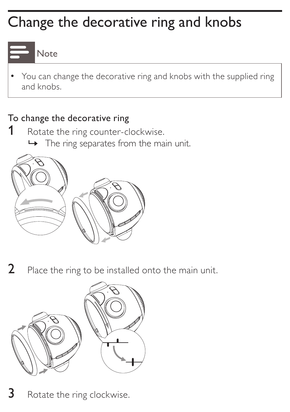 Philips AJ3138 User Manual | Page 17 / 22