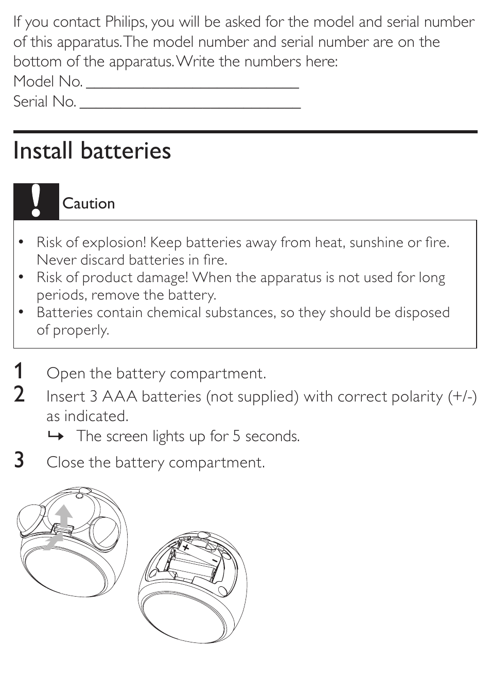 Philips AJ3138 User Manual | Page 9 / 22