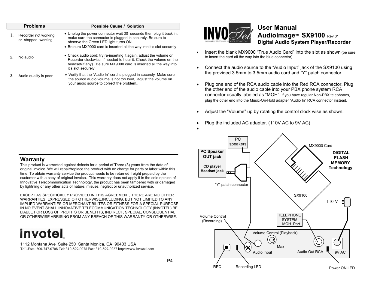 Philips SX9100 User Manual | 2 pages