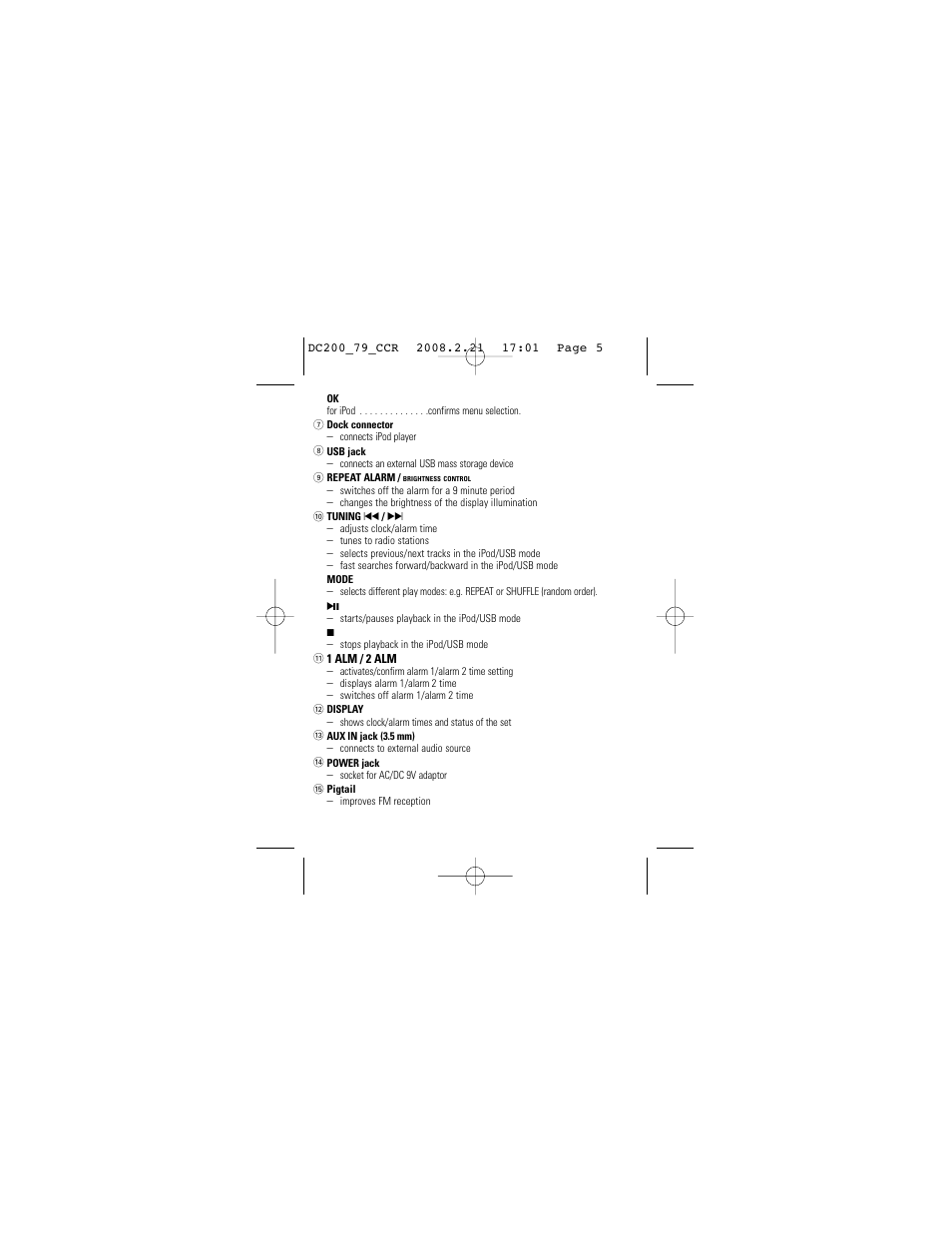 Philips DC200/79 User Manual | Page 5 / 18