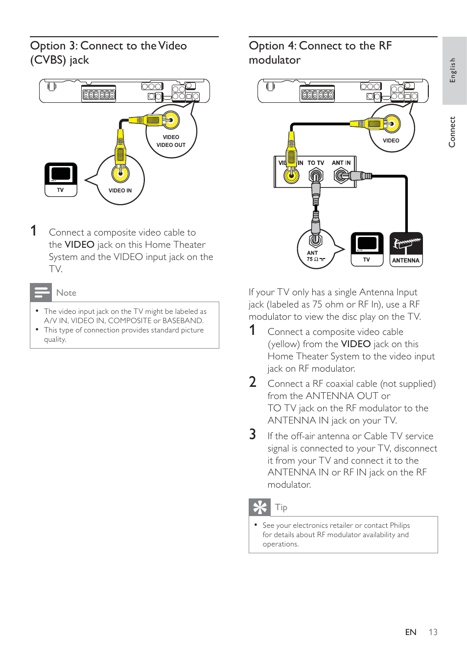 Philips HTS3371D/F7 User Manual | Page 13 / 54