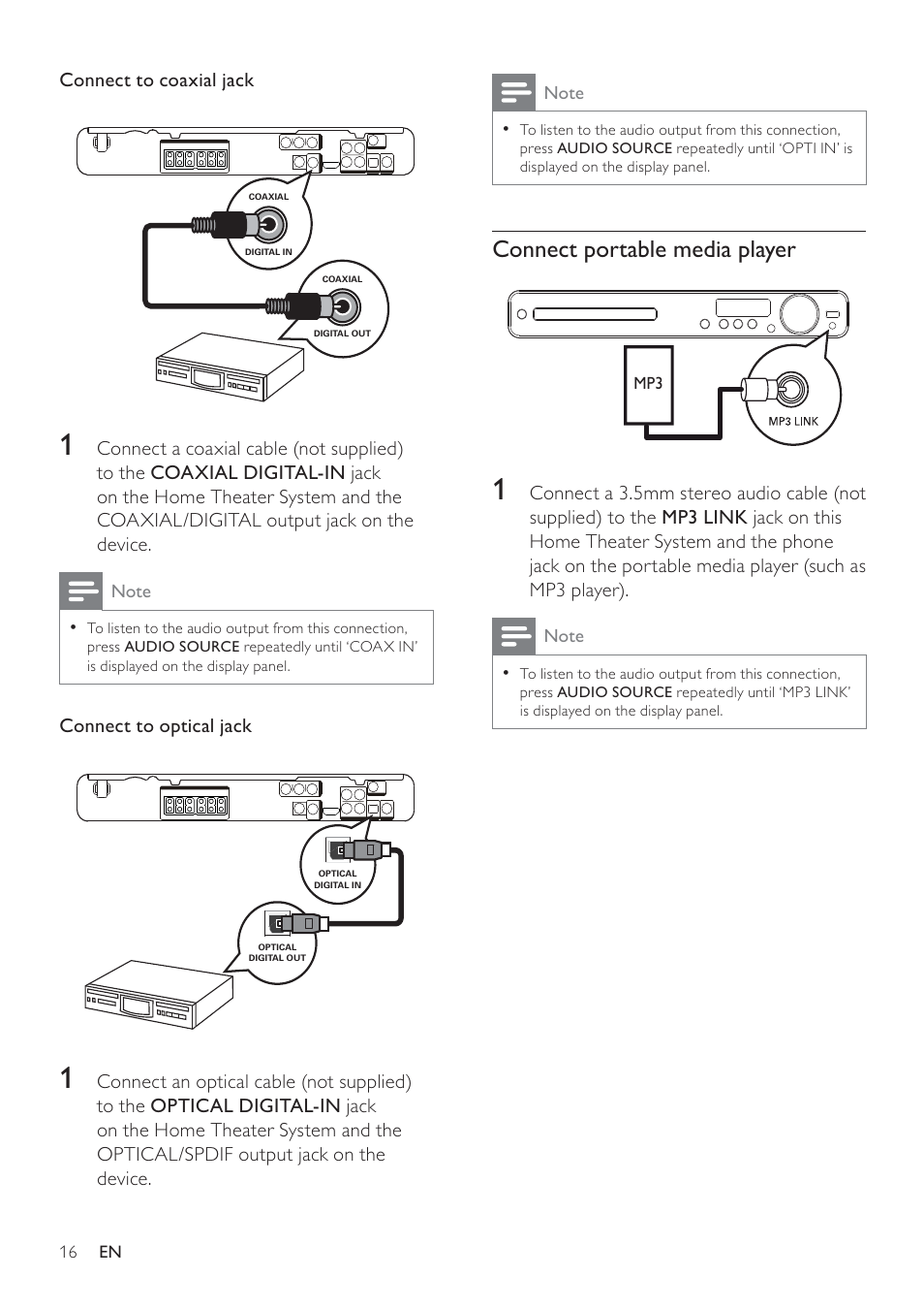 Philips HTS3371D/F7 User Manual | Page 16 / 54