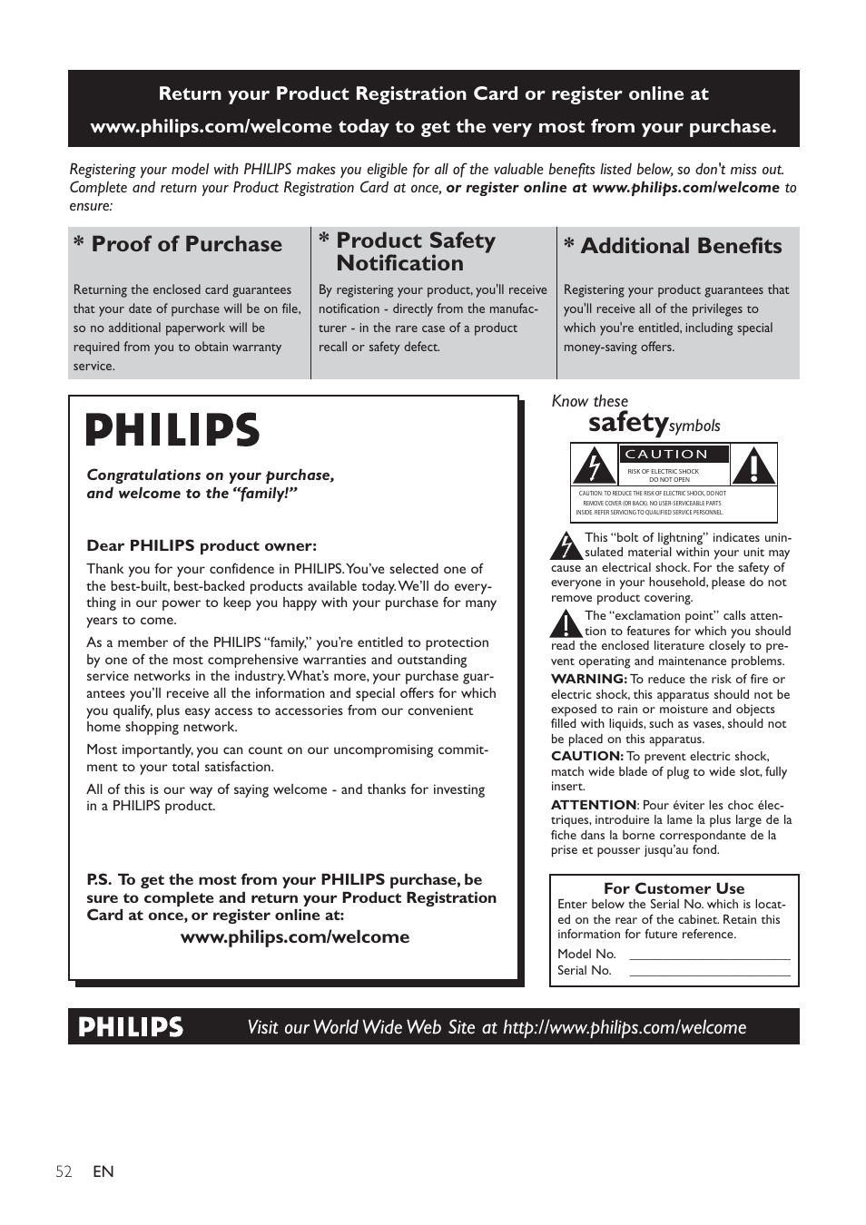 Philips HTS3371D/F7 User Manual | Page 52 / 54