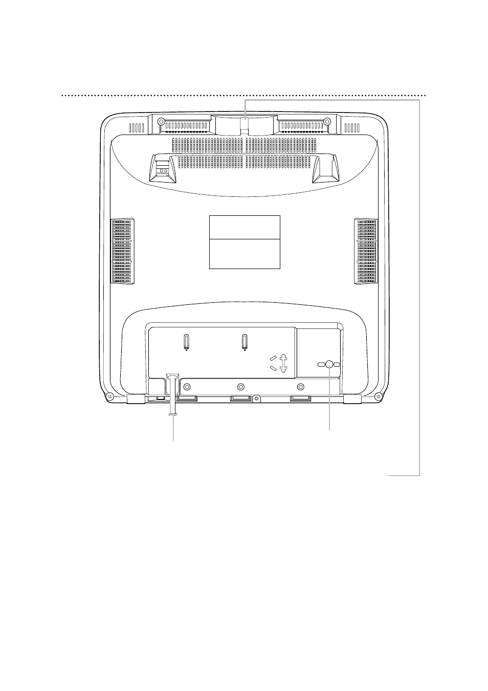 Rear panel 21 | Philips CCA193AT User Manual | Page 21 / 60