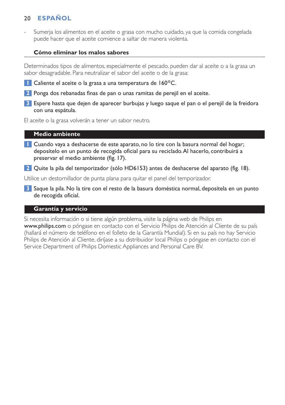 Philips Cucina HD6152 User Manual | Page 20 / 70