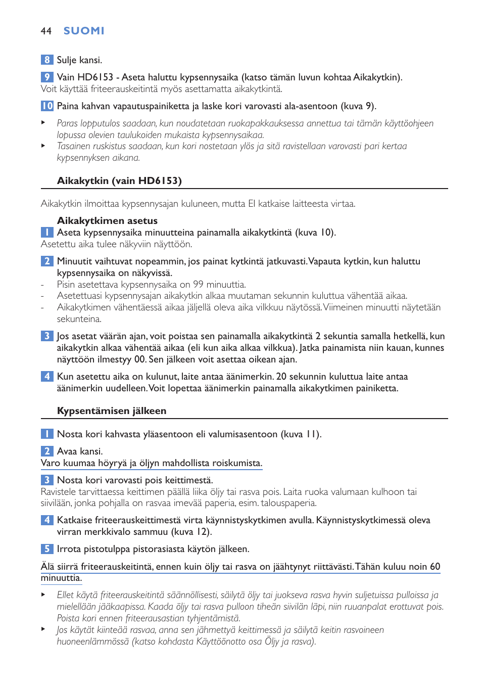 Philips Cucina HD6152 User Manual | Page 44 / 70