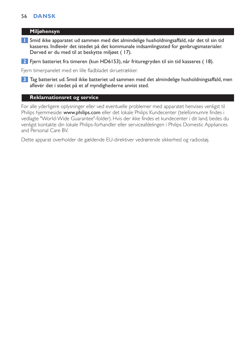 Philips Cucina HD6152 User Manual | Page 56 / 70