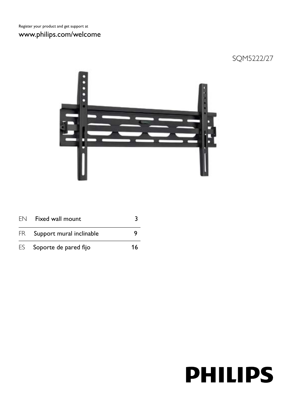 Philips SQM5222/27 User Manual | 24 pages