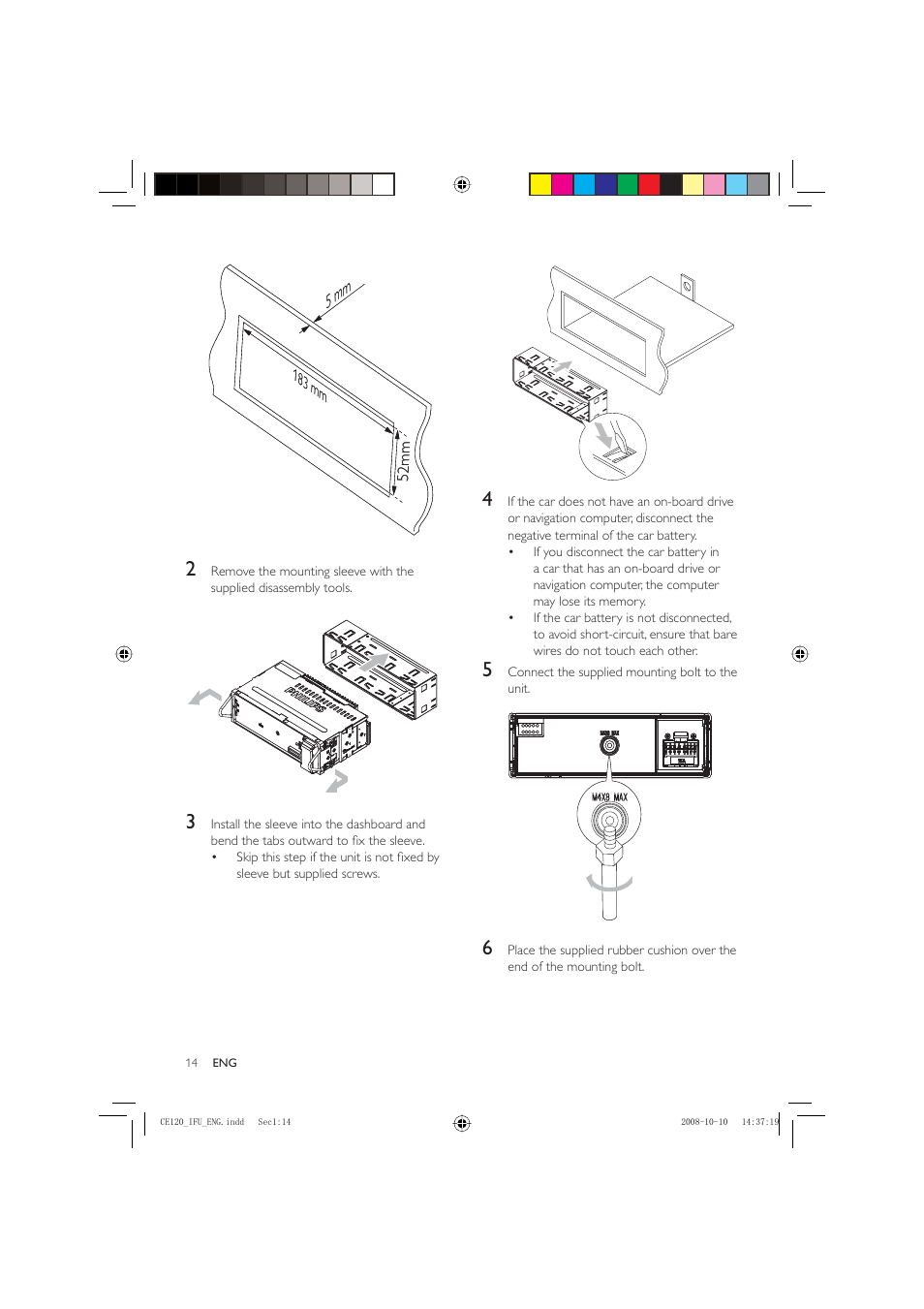 Philips CAR ENTERTAINMENT SYSTEM CE120 User Manual | Page 14 / 30