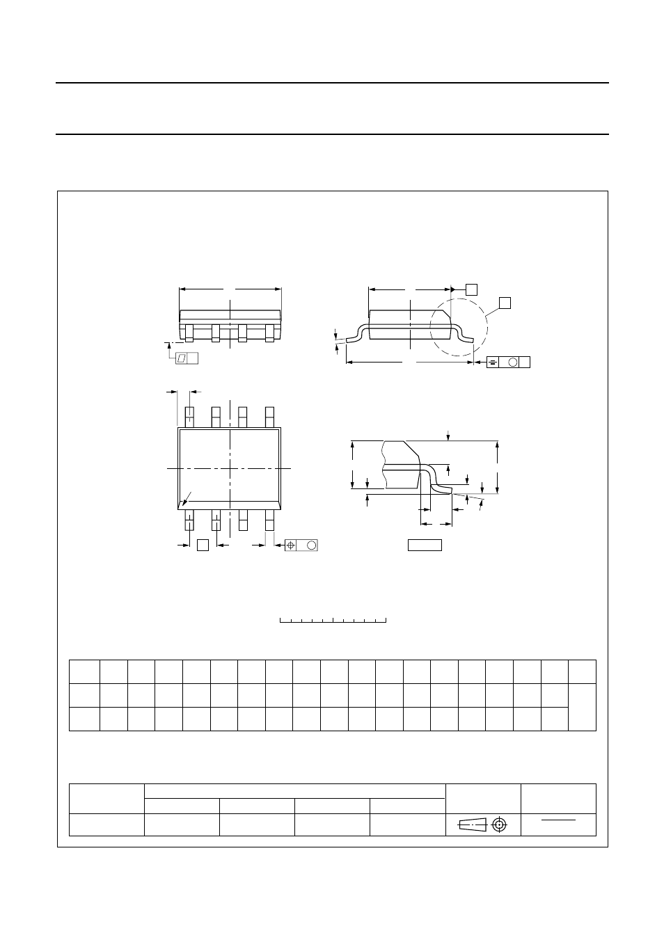 Package outlines, Sot96-1 | Philips TEA1104T User Manual | Page 12 / 16