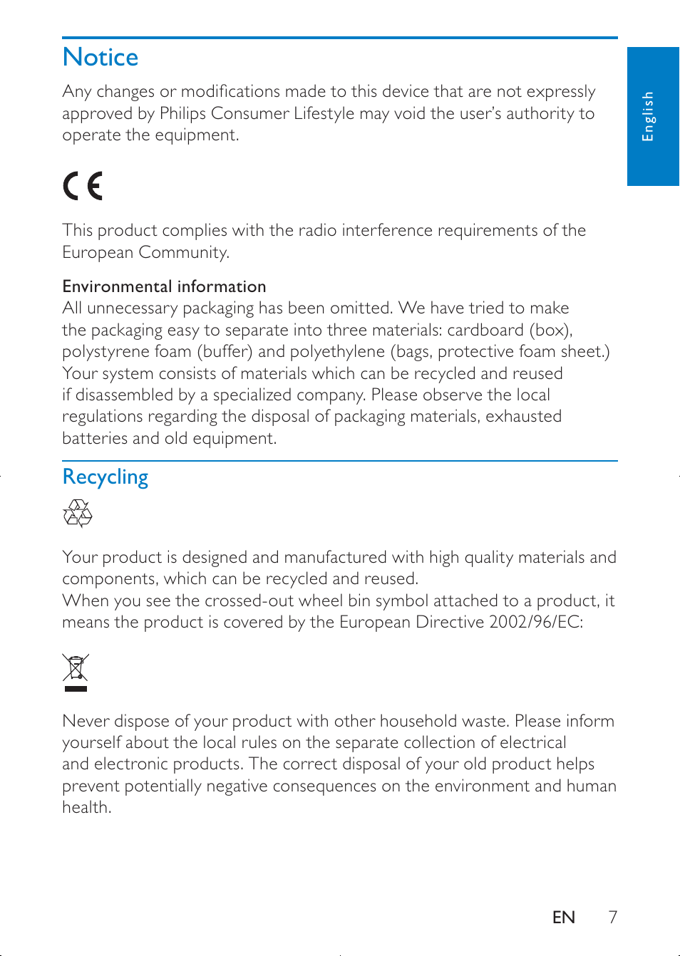 Philips PD7020/12 User Manual | Page 6 / 20