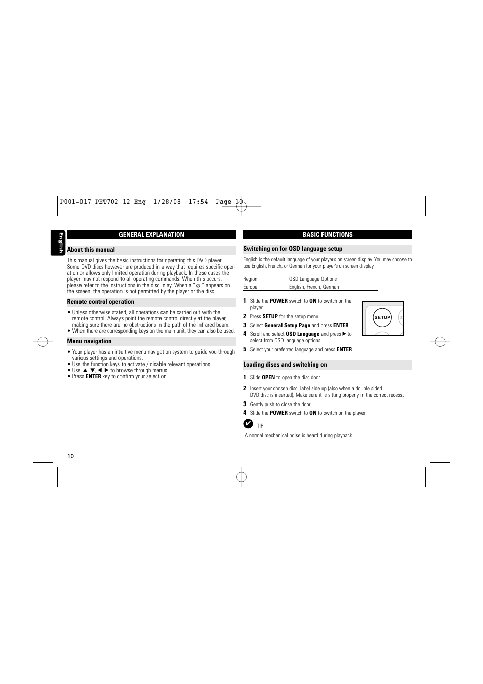 Philips PET702 User Manual | Page 10 / 18
