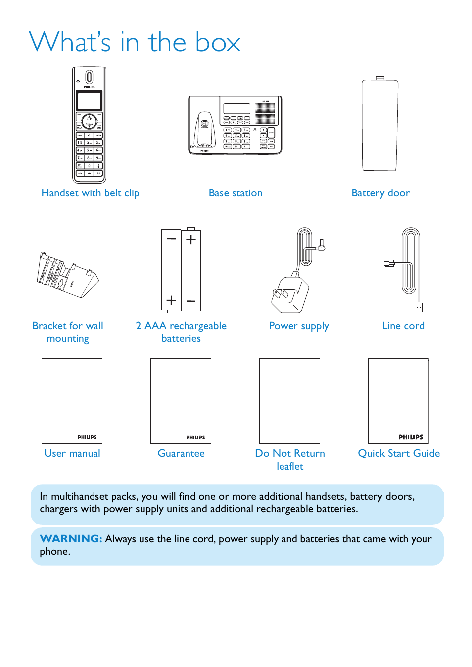 What’s in the box | Philips SE658 User Manual | Page 2 / 6