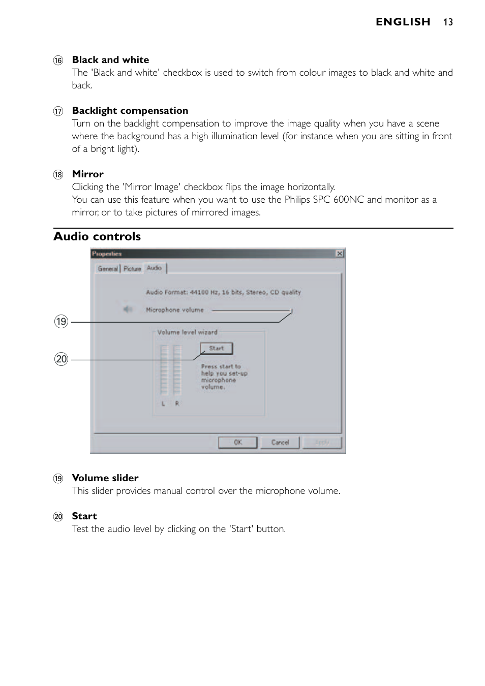 Philips SPC900NC/00 User Manual | Page 13 / 22