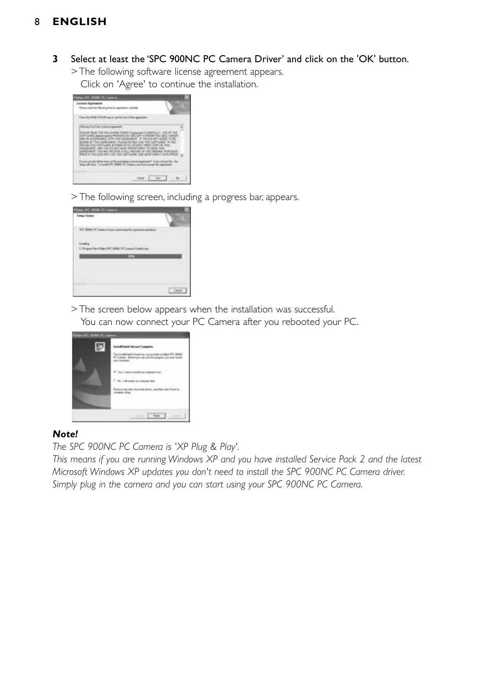 Philips SPC900NC/00 User Manual | Page 8 / 22